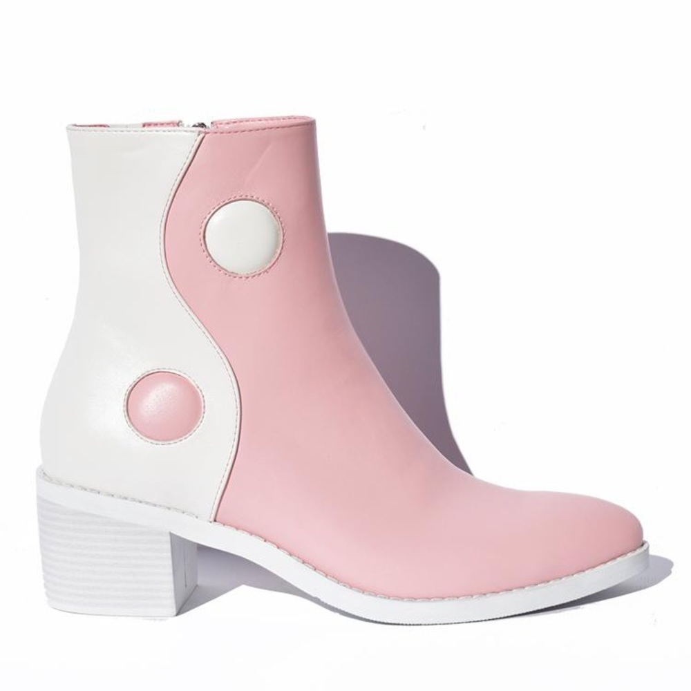 MCLC Balancing Act Yin Yang Pink Boot